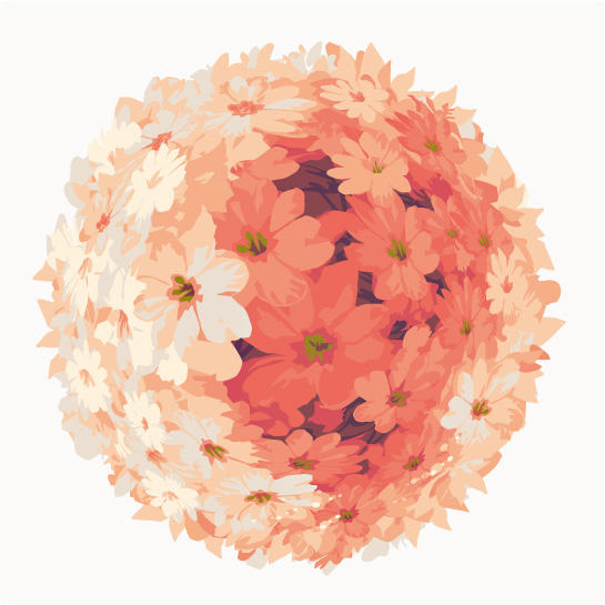Floral ball 1