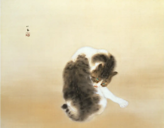 日本画家が手がけた動物が一堂に。「竹内栖鳳《班猫》とアニマルパラダイス」が山種美術館で開催