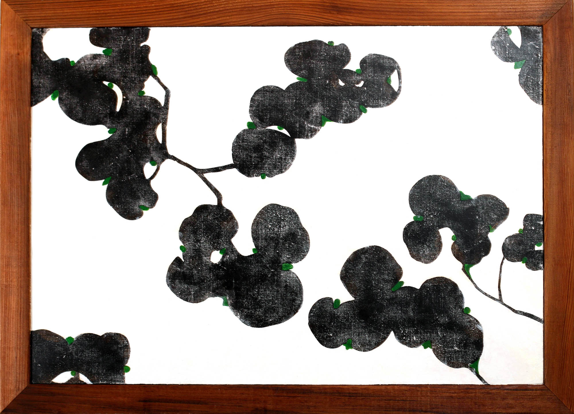 Pressed plants black#2L_NO.44
