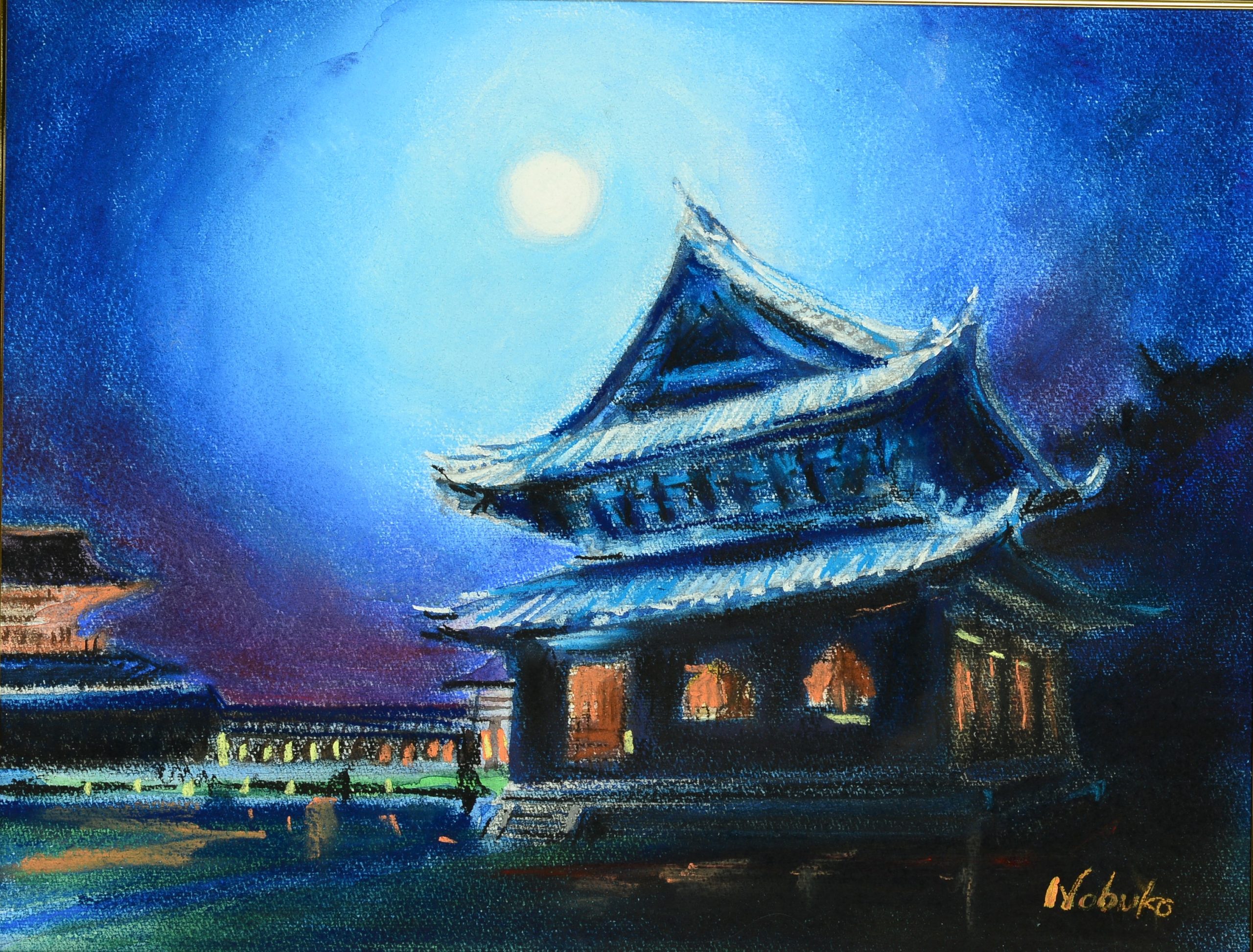 瑞龍寺の月
