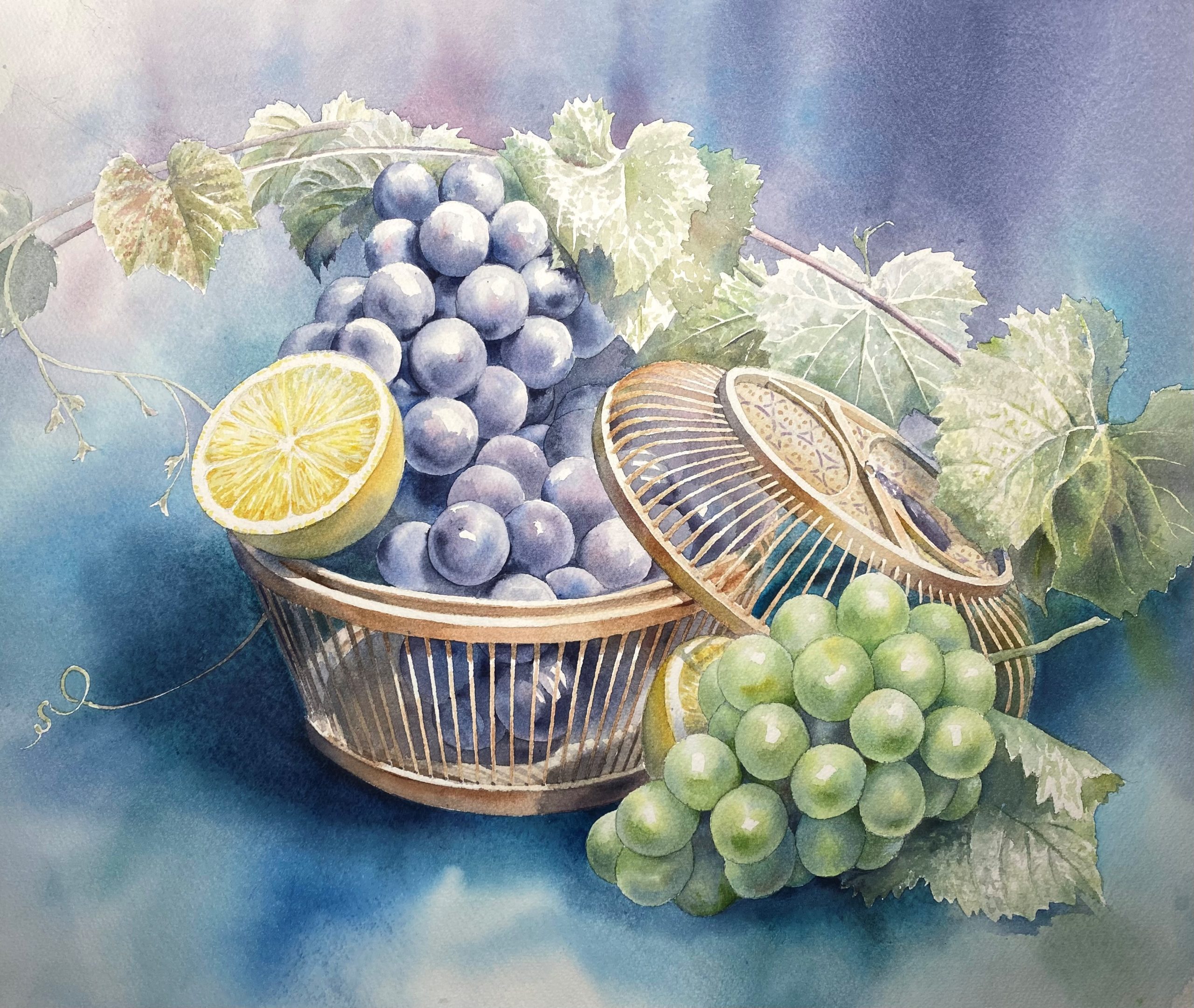 豊熟する葡萄