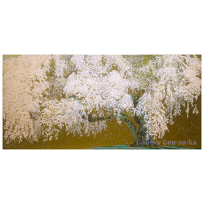 醍醐寺三宝院枝垂桜吹雪