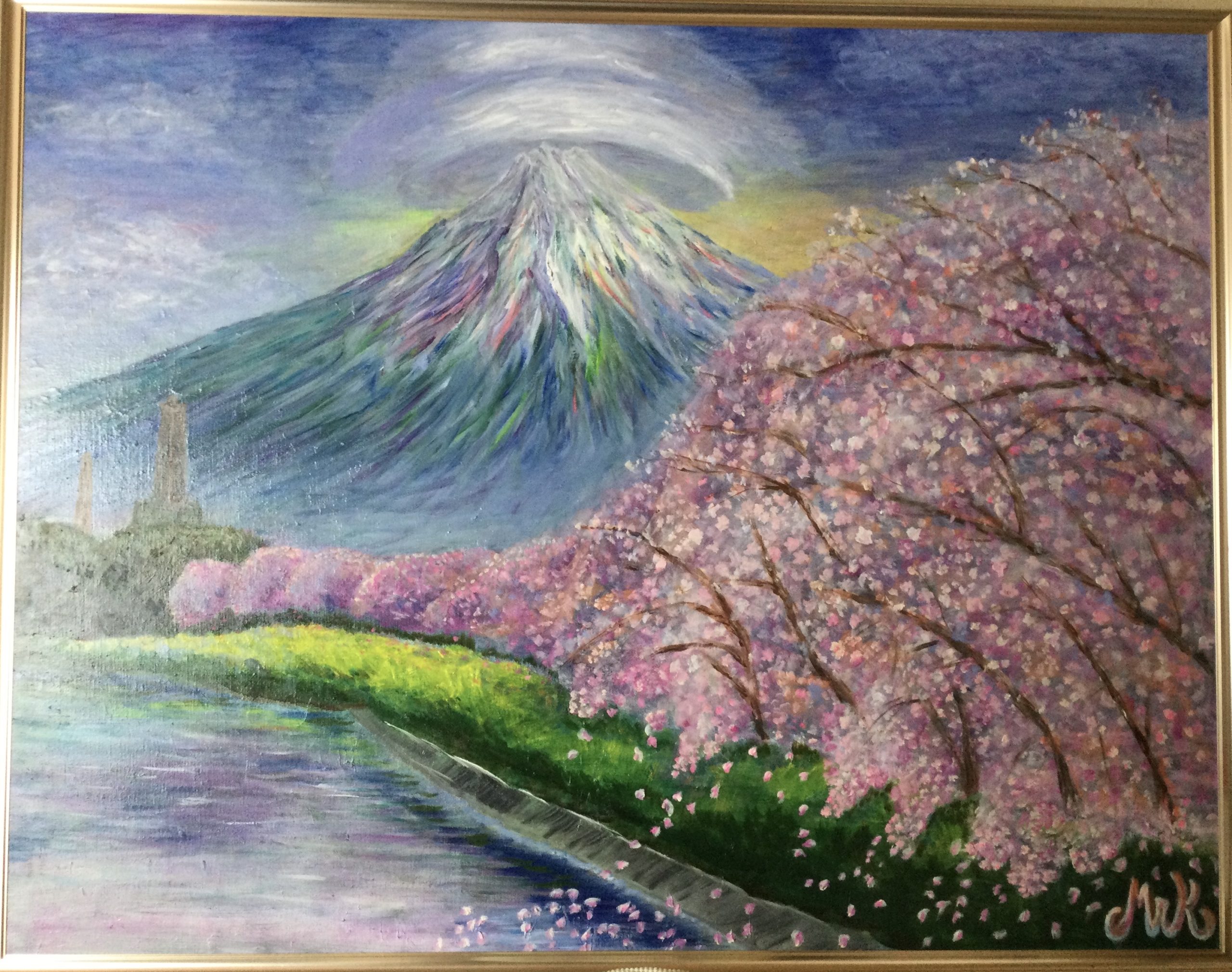 龍巌淵の富士山