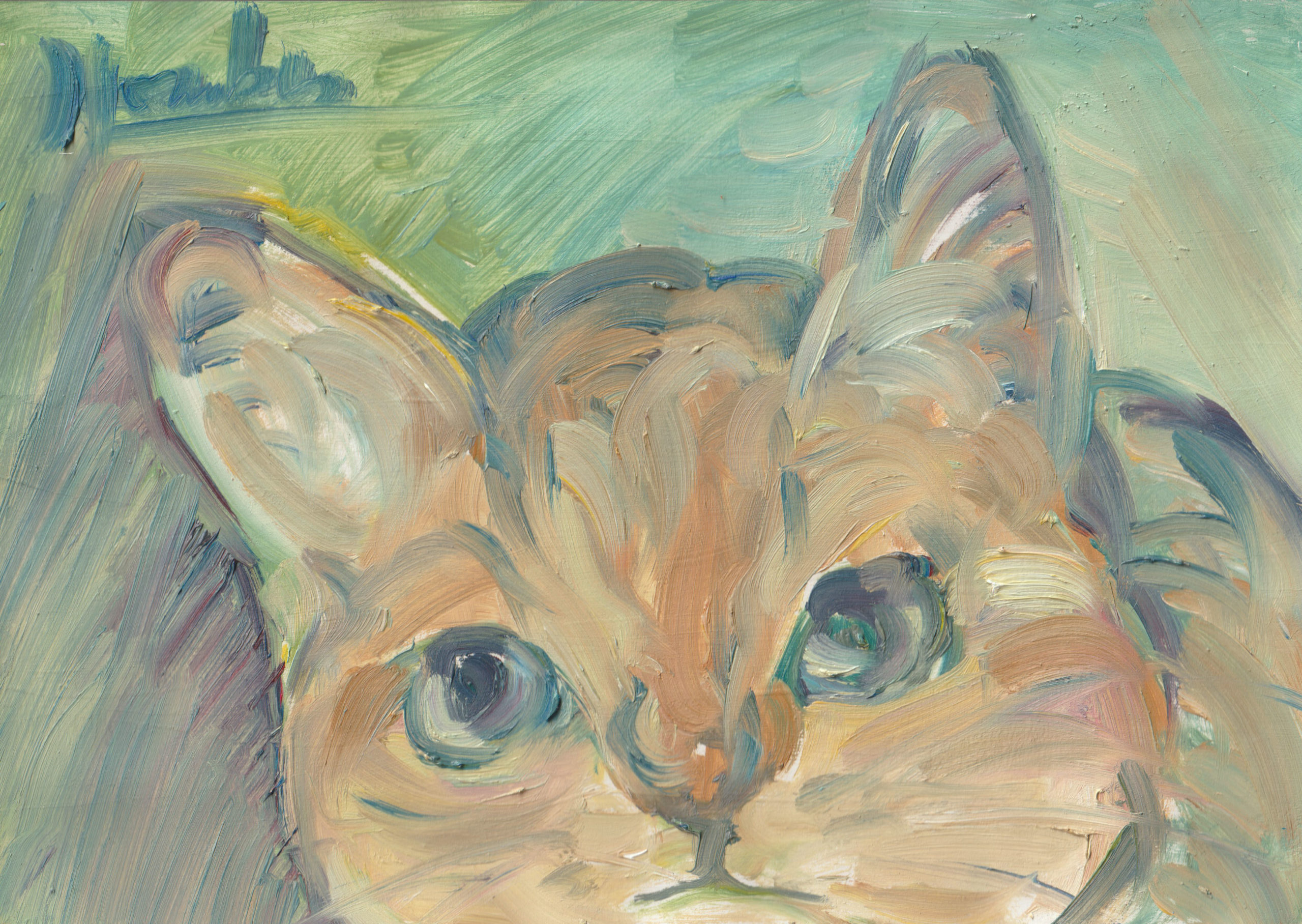 猫の肖像画